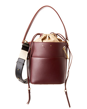 roy small leather bucket bag