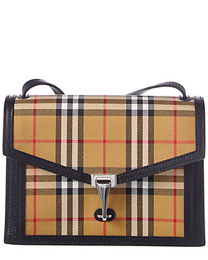 small macken vintage check crossbody bag