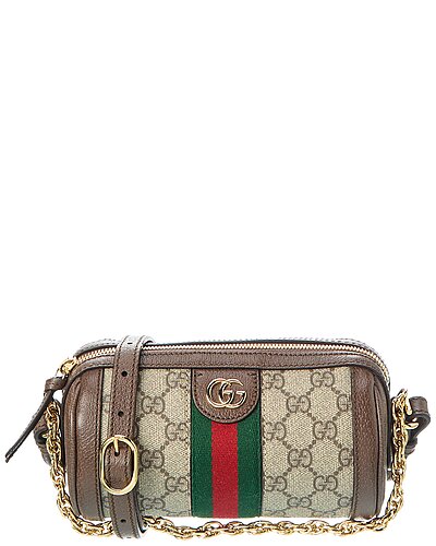 Rue La La - Gucci - Ophidia Mini GG Supreme Canvas & Leather Crossbody