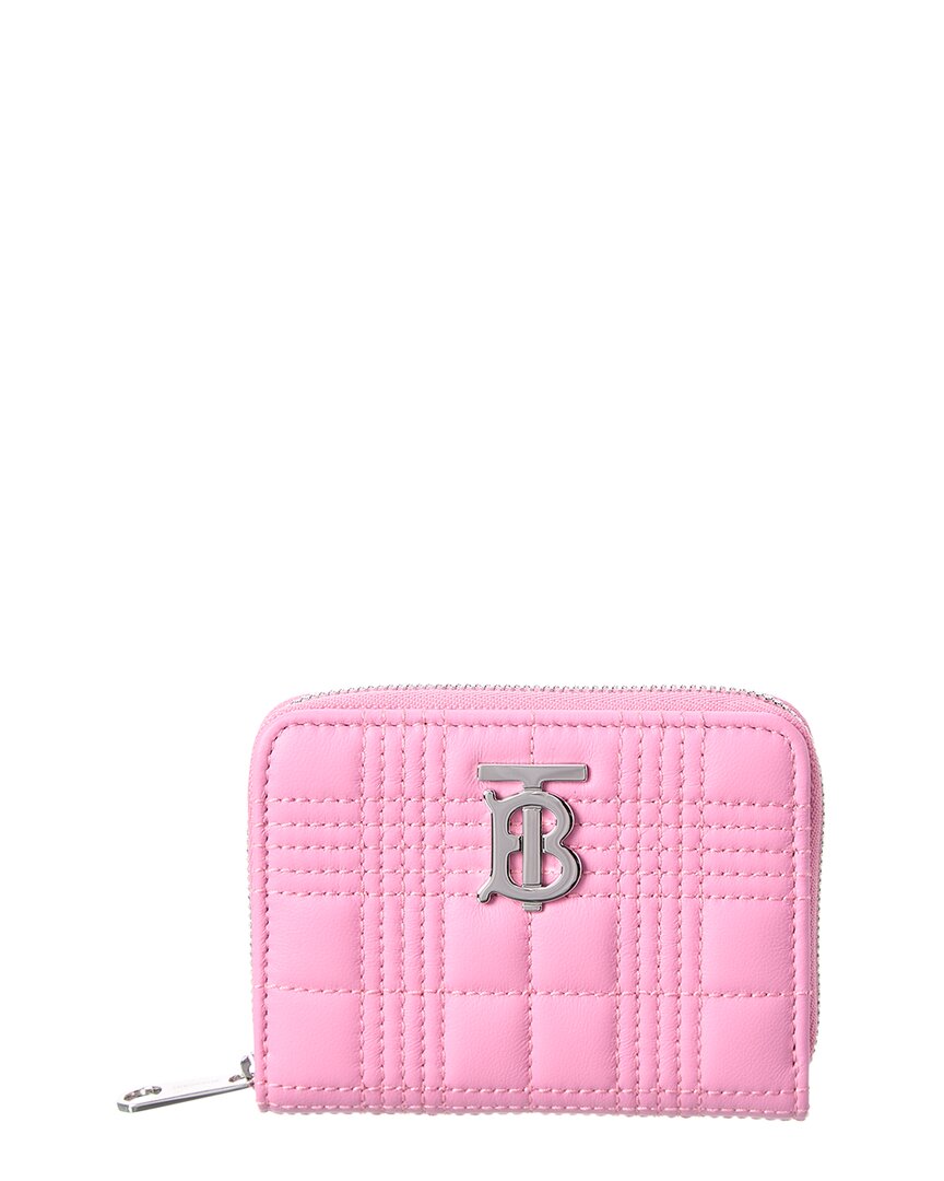 Burberry Lola Quilted Leather Coin Purse In Pink Modesens