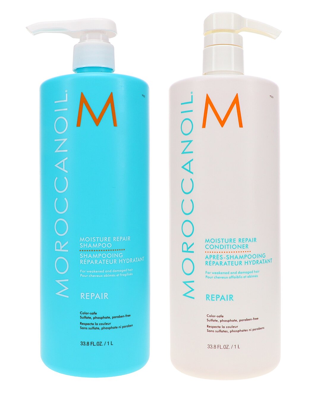 Moisture Repair Shampoo 33.8oz & Moisture Repair Conditioner 33.8oz Combo Pack