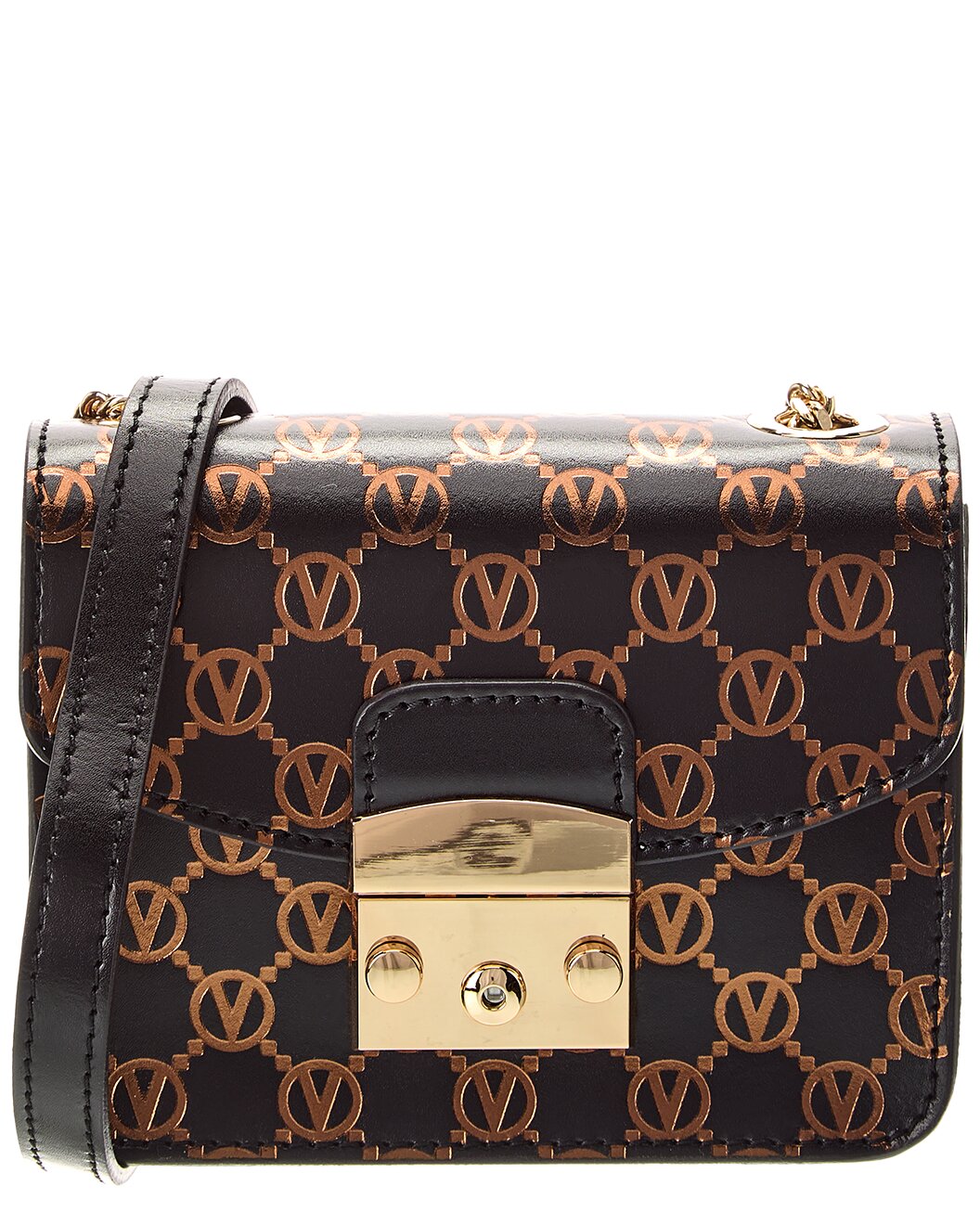 Bijou Monogram Leather Crossbody