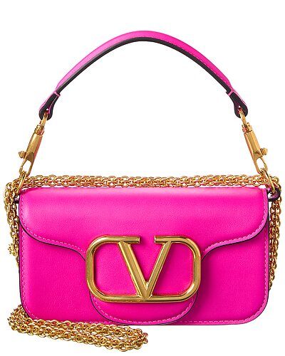 Valentino VLogo Loco Small Leather Shoulder Bag
