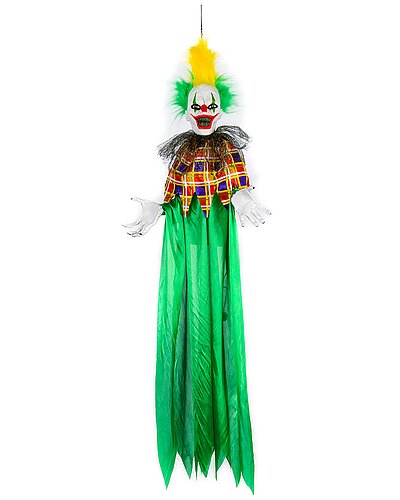 National Tree Company 39 Hanging Animated Halloween Clown Sound Activated Decor