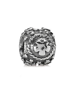 PANDORA Silver CZ "Egg" Charm 