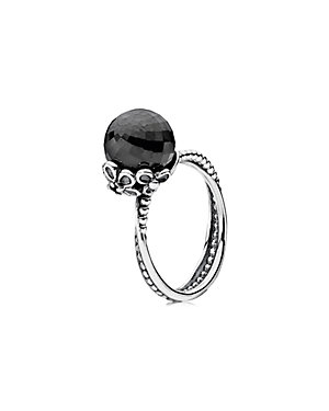 PANDORA Garden Odyssey Silver Spinel & Crystal Ring