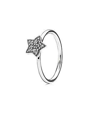 PANDORA Silver Crystal Ring
