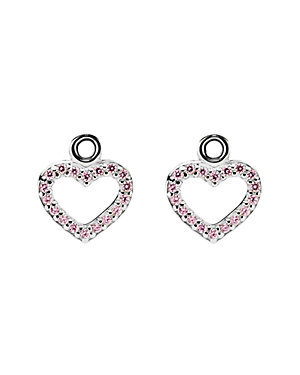 PANDORA Be My Valentine Silver CZ Earring Charms