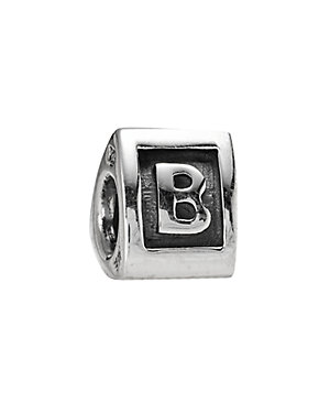 PANDORA Silver Letter B Charm