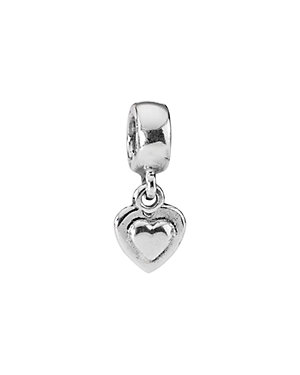 PANDORA Heart Silver Charm