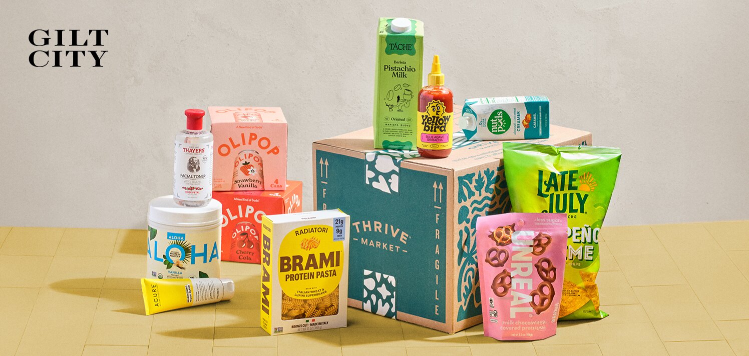 Thrive Market | $100 Toward Your First 4 Orders & Free Gift