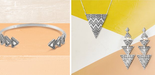 Geometric Jewelry Featuring House of Harlow 1960