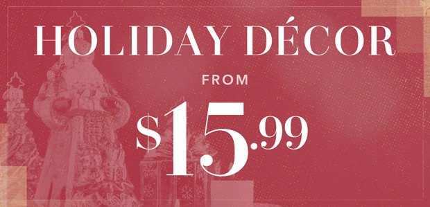 The Rue Warehouse Sale: Holiday Decor 
