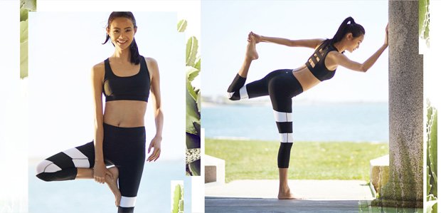 Sport This Fitness Trend: Black & White Style