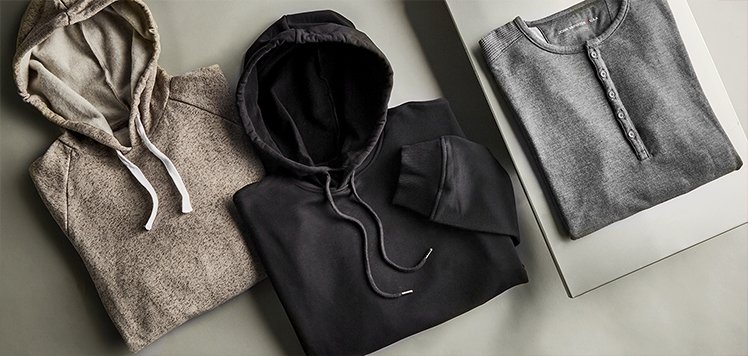 Wardrobe Staples: Hoodies & Henleys for Men