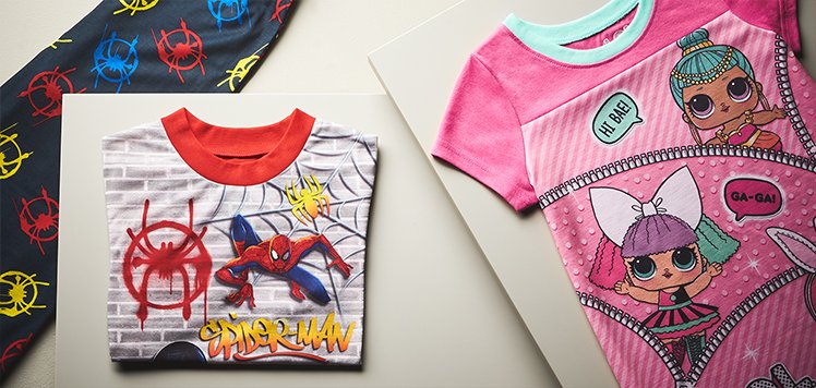 Sleepwear With Their Fave Characters