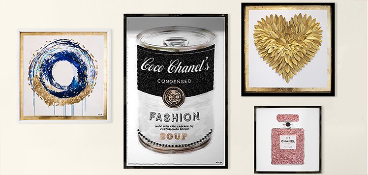 The Oliver Gal Artist Co. & More Metallic Art