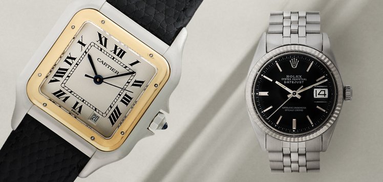 Men's Vintage Watches With Rolex & Cartier
