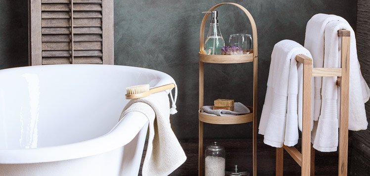 The Wood & White Bathroom