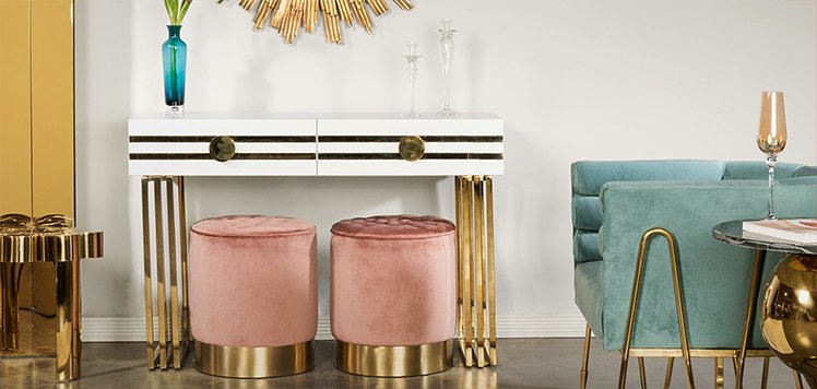 Glam Sofas & More With Statements by J