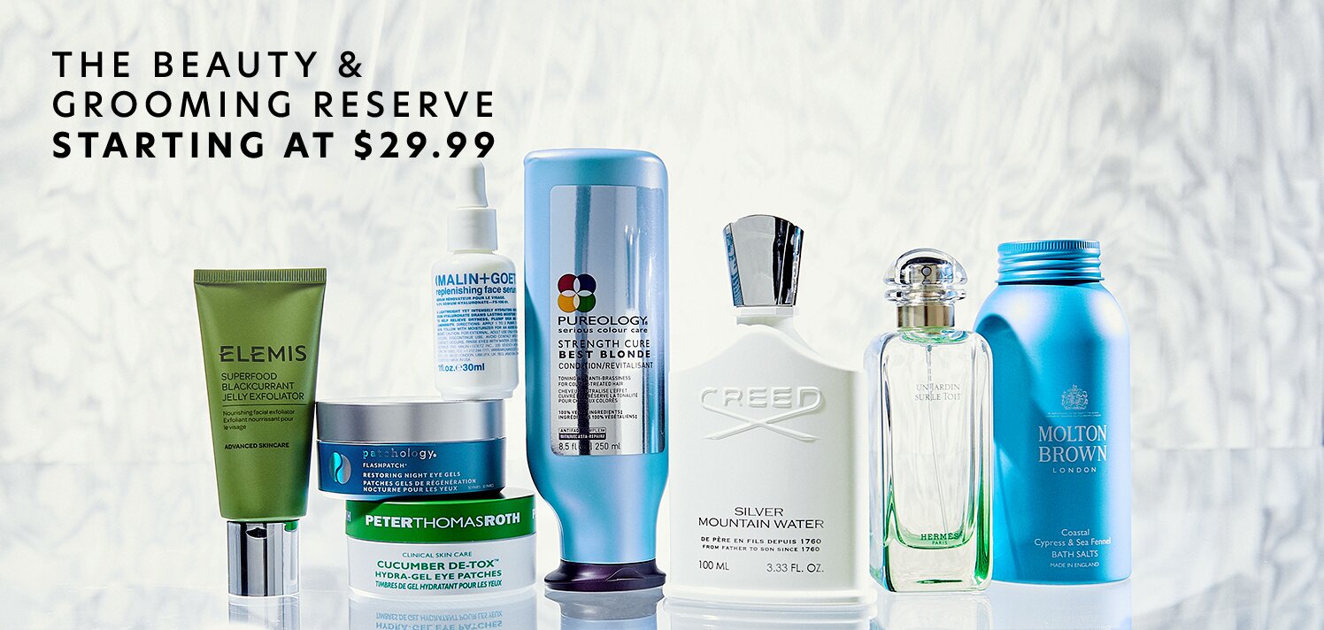 THE BEAUTY GROOMING RESERVE STARTING AT $29.99 NNNNN SILVER MOUNTAIN WATER o ptne 2 100mL 333FL.OZ 