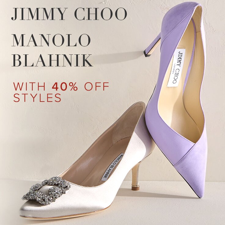 Rue La La Jimmy Choo Shoes Sale Up to 40% off + Extra 10% Off