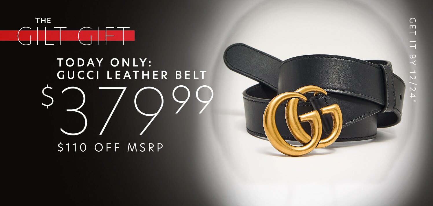 Gilt Gift | $349.99 Gucci Leather Belt