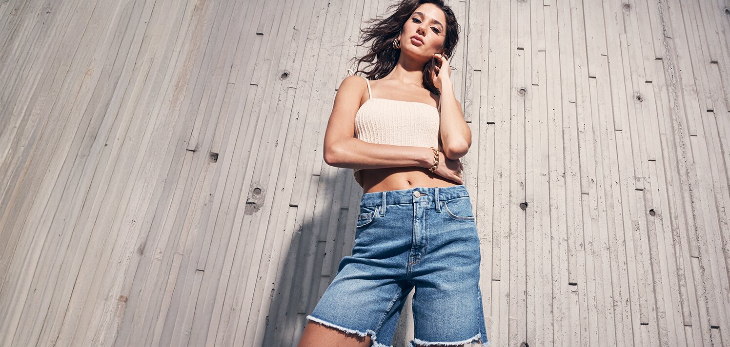 Light-Wash to White Denim