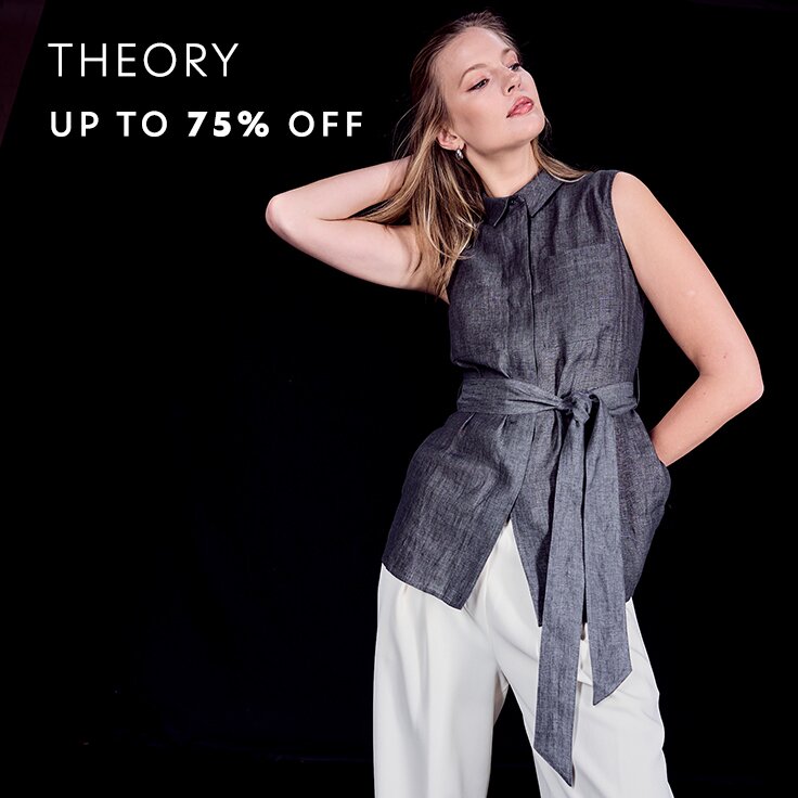Up to 75% Off Theory: Just In