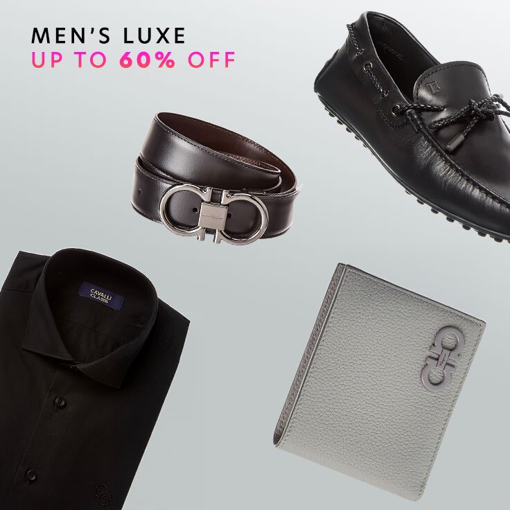 Men’s Luxe Up to 60% Off: ...
