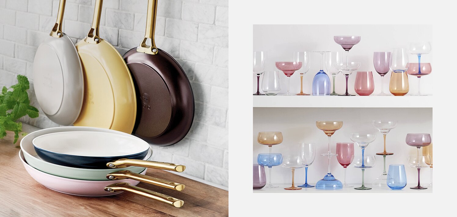 New Colorful Cookware to Glassware