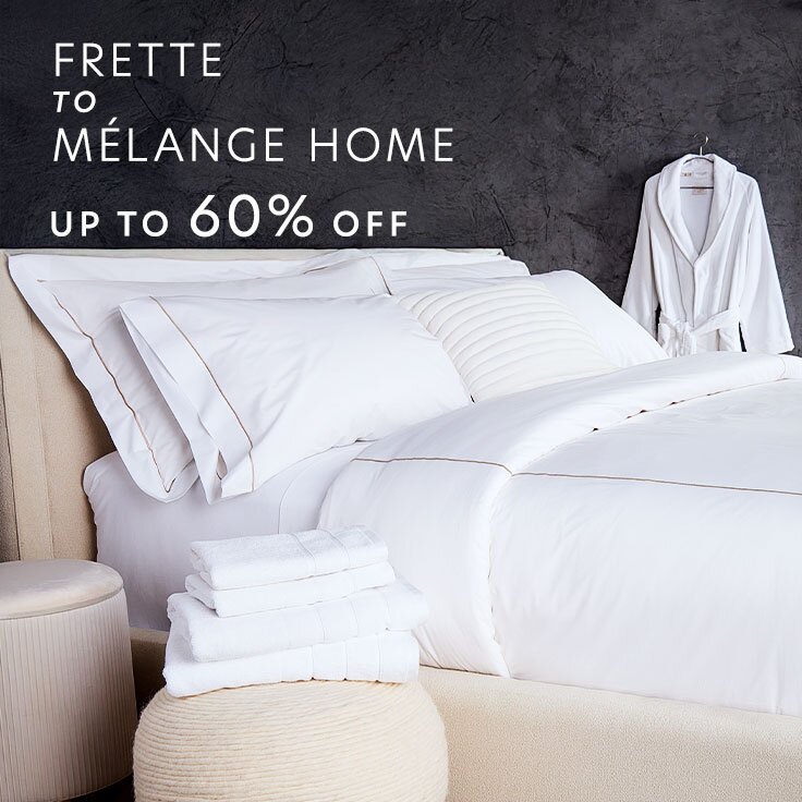 Up to 60% Off Frette to Mélange Home: Top Bedding & Bath Brands