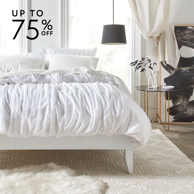 Up to 75% Off: The All-Out Bedroom Event