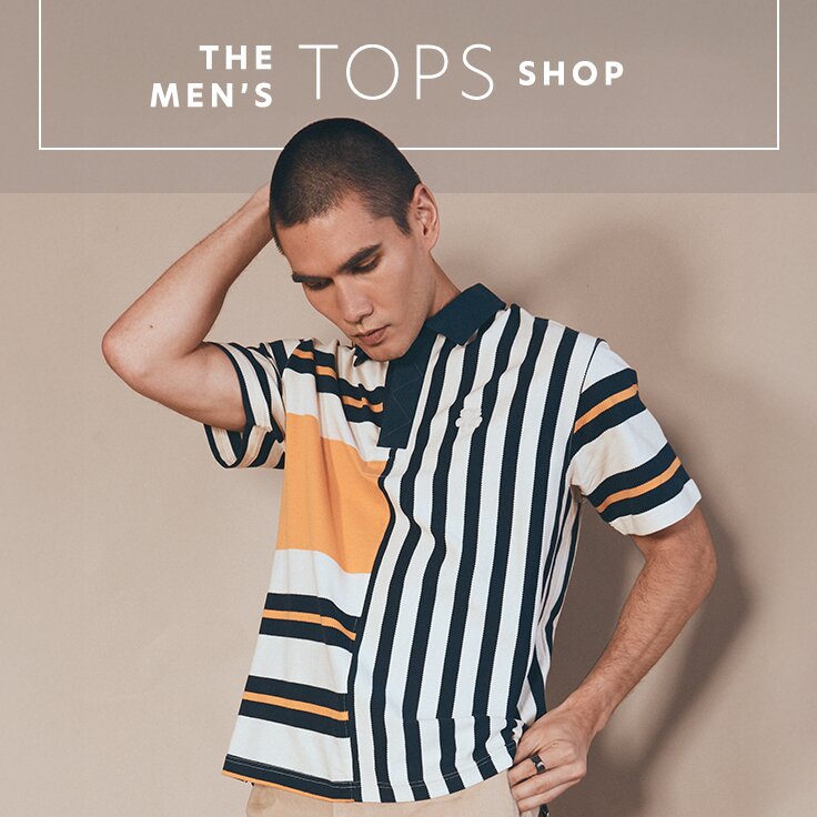 The Men’s Tops Shop: T-Shirts to Polos
