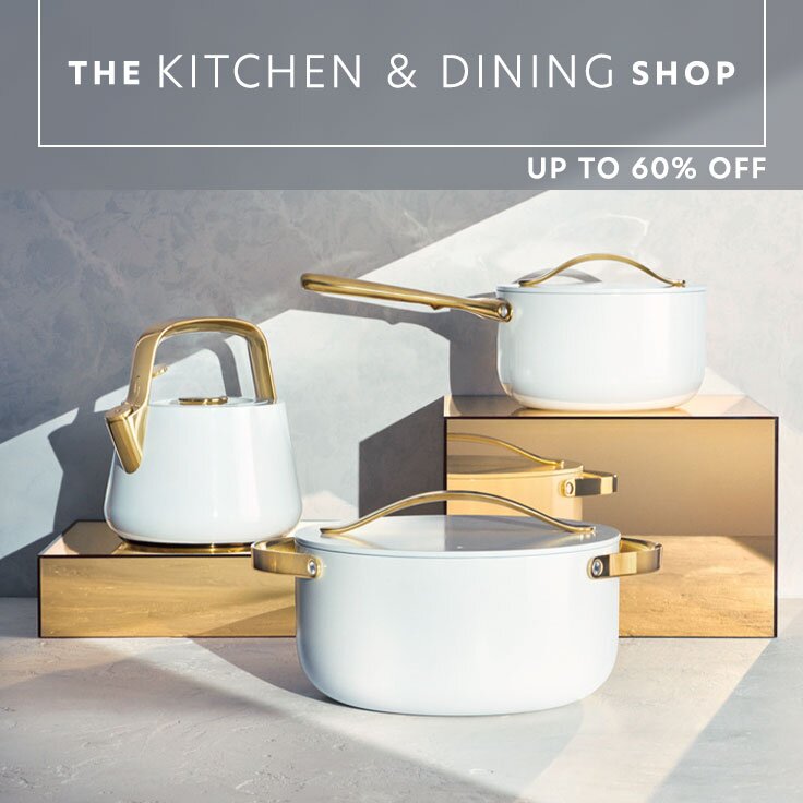 Up to 60% Off The Kitchen & Dining Shop: Cookware to Cleanup