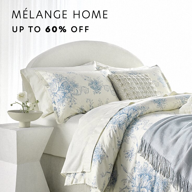 Up to 60% Off Mélange Home: ...