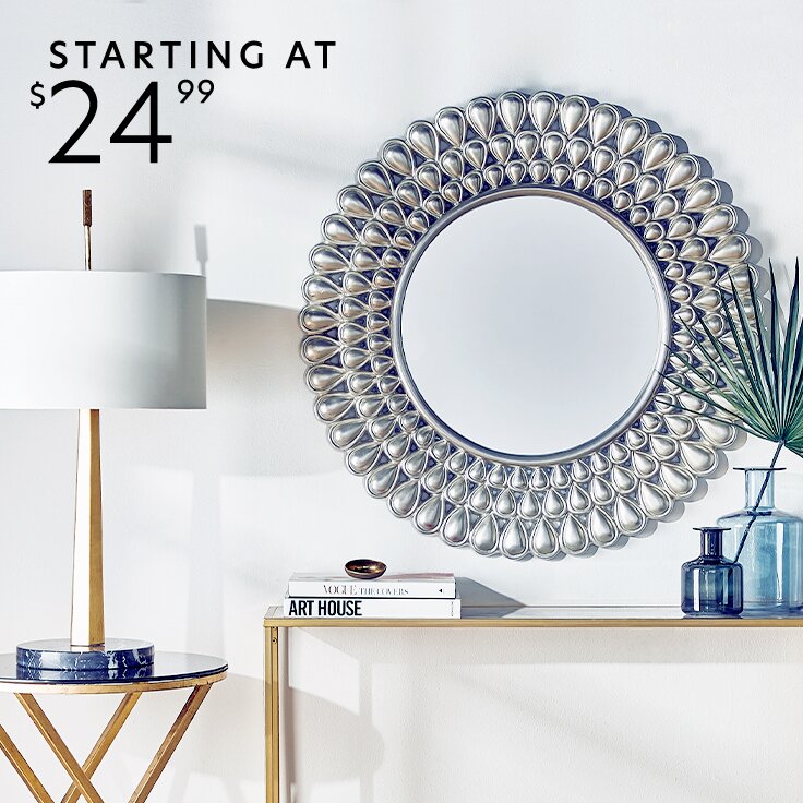 Starting at $24.99: Finishing Touches | Wall Art & More