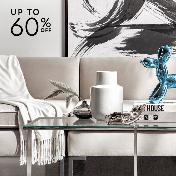 Up to 60% Off: Bold to Traditional Decor