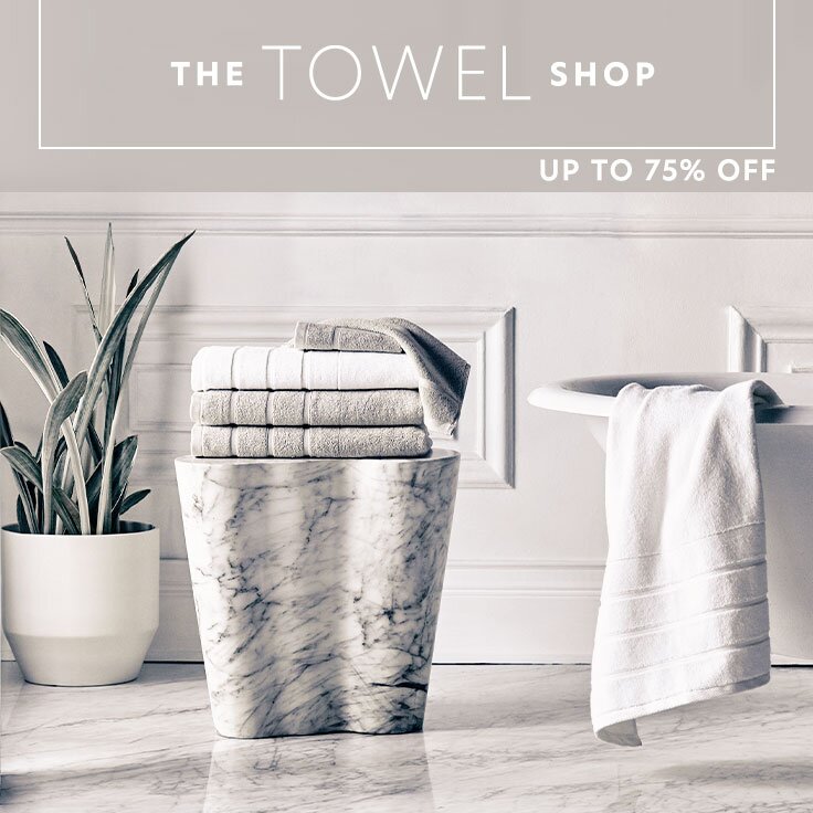 Up to 75% Off the Towel Shop: Solid to Luxury