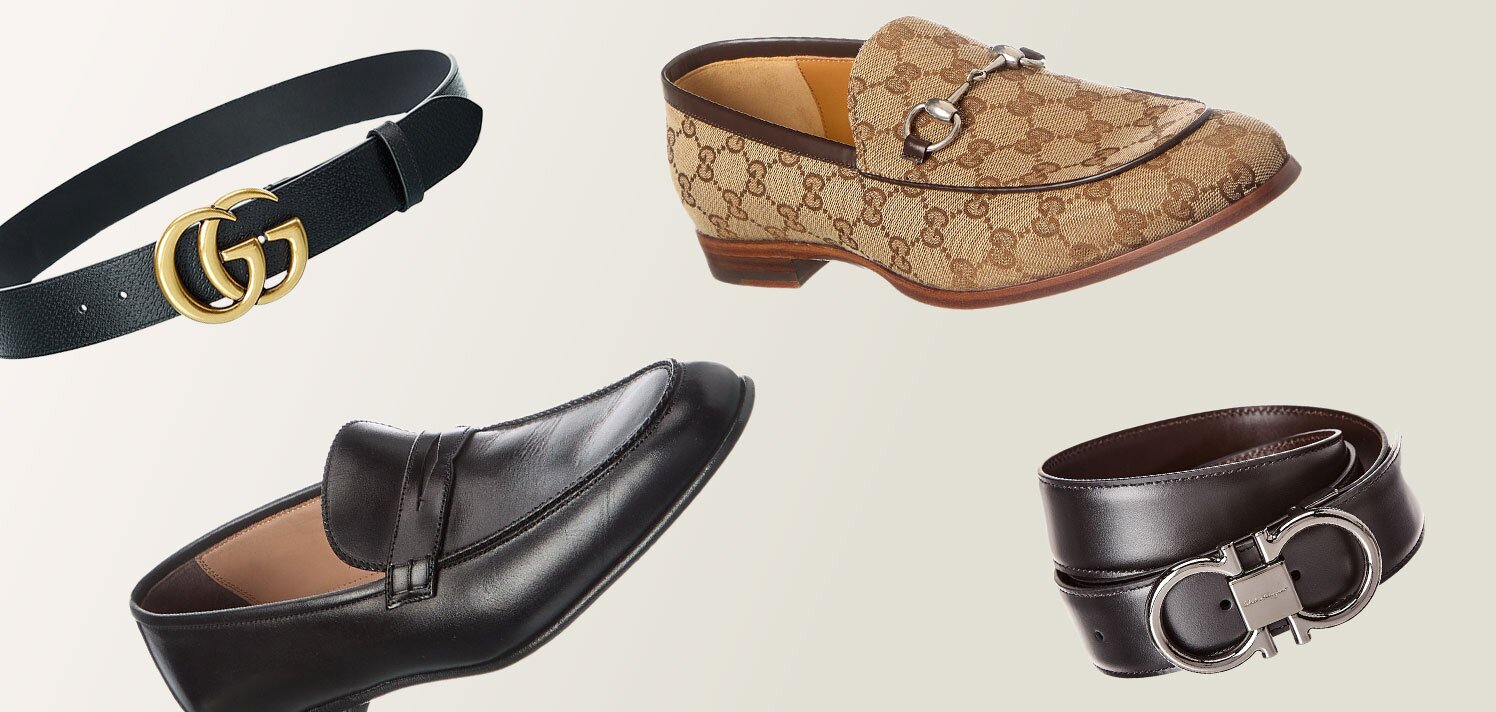 Men’s Designer Belts & Loafers
