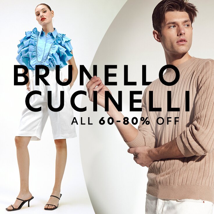 All 60 – 80% Off Brunello Cucinelli: For Women & Men