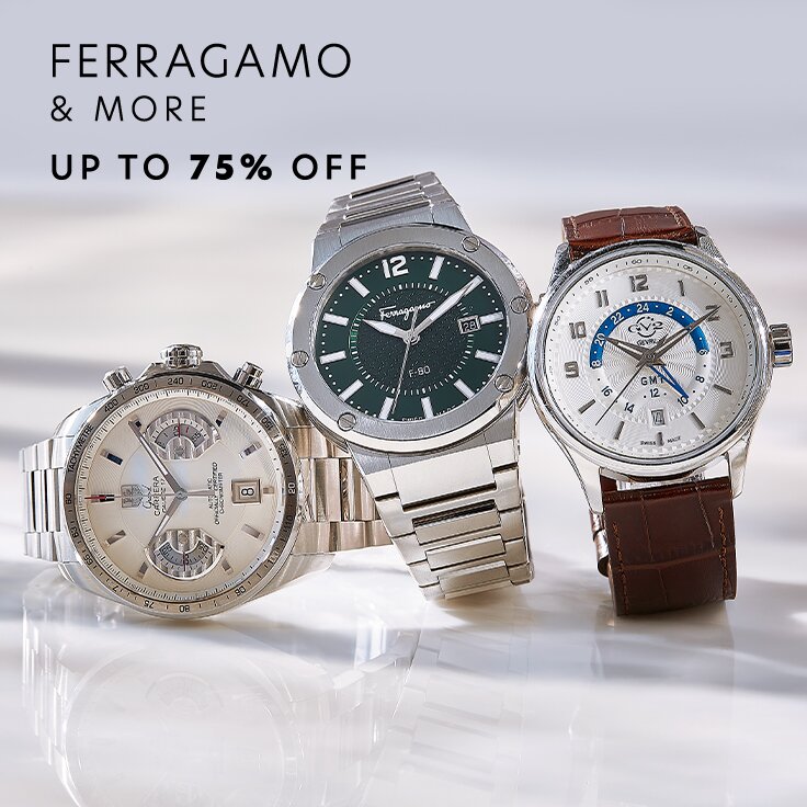 Up to 75% Off Ferragamo & More: Best-Selling Watches
