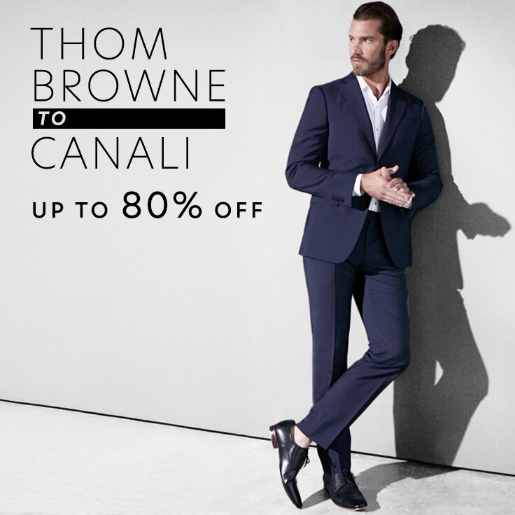 Up to 80% Off Thom Browne to Canali: ...