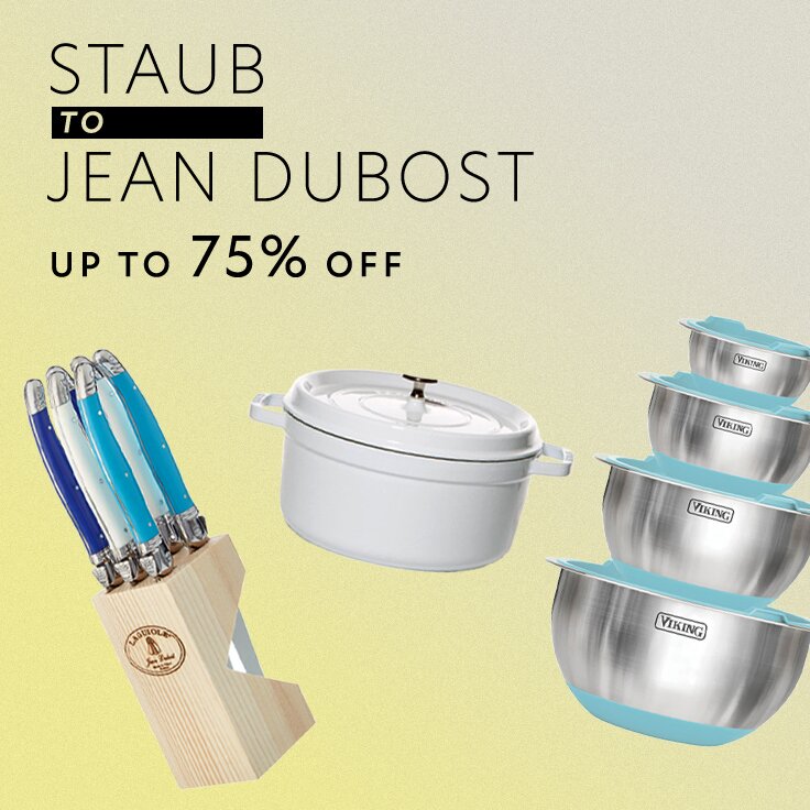 Up to 75% Off Staub to Jean Dubost: Kitchen & Dining Top Sellers