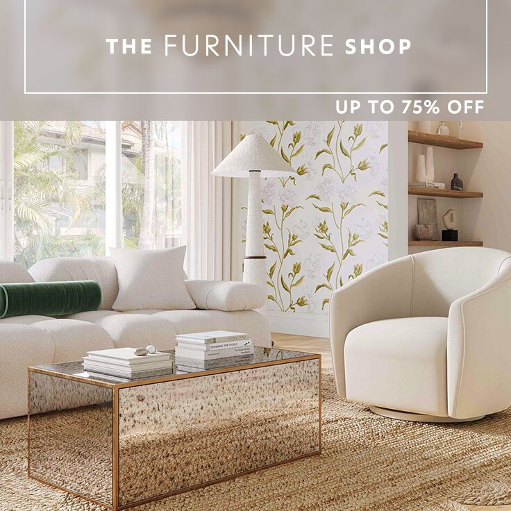 Up to 75% Off The Furniture Shop: Seating to Side Tables