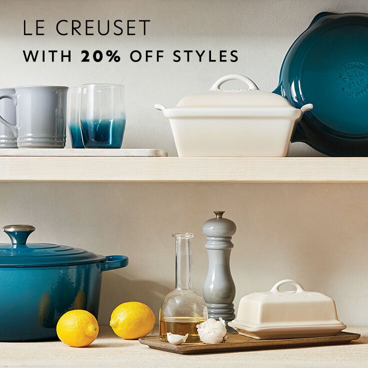 Le Creuset with 20% Off Styles: ...