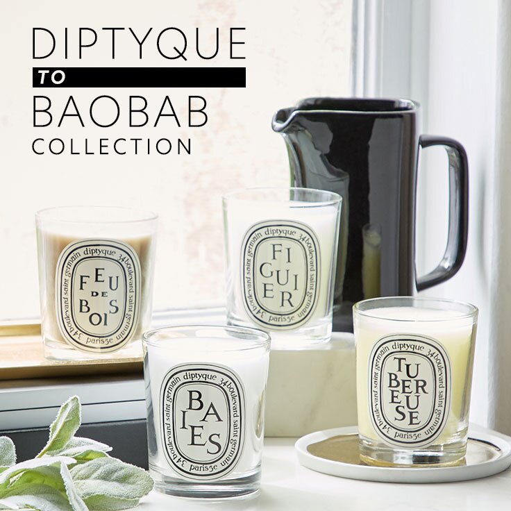 Diptyque to Baobab Collection: Featured Candles
