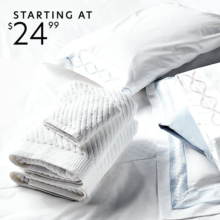 Starting at $24.99: The Bedding & Bath Event