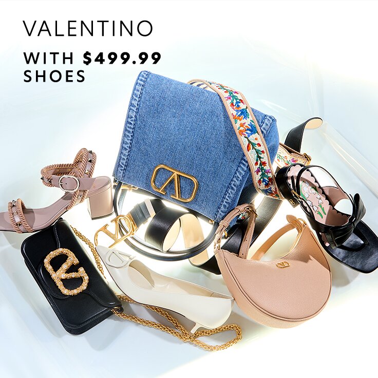 Valentino with $499.99 Shoes: On-Site for Less