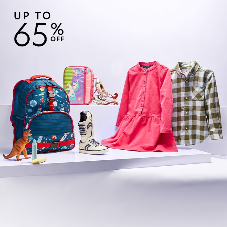 Up to 65% Off: Back-to-School Stock-Up